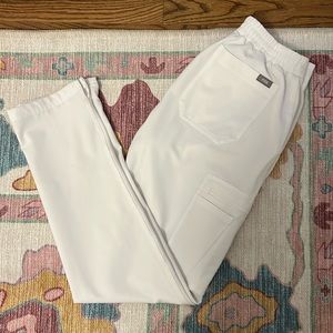 Figs White Zamora Jogger Scrub Pant